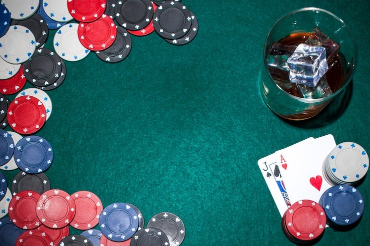 Live blackjack table interface on olb228 showing dealer, player cards, and mobile decision buttons